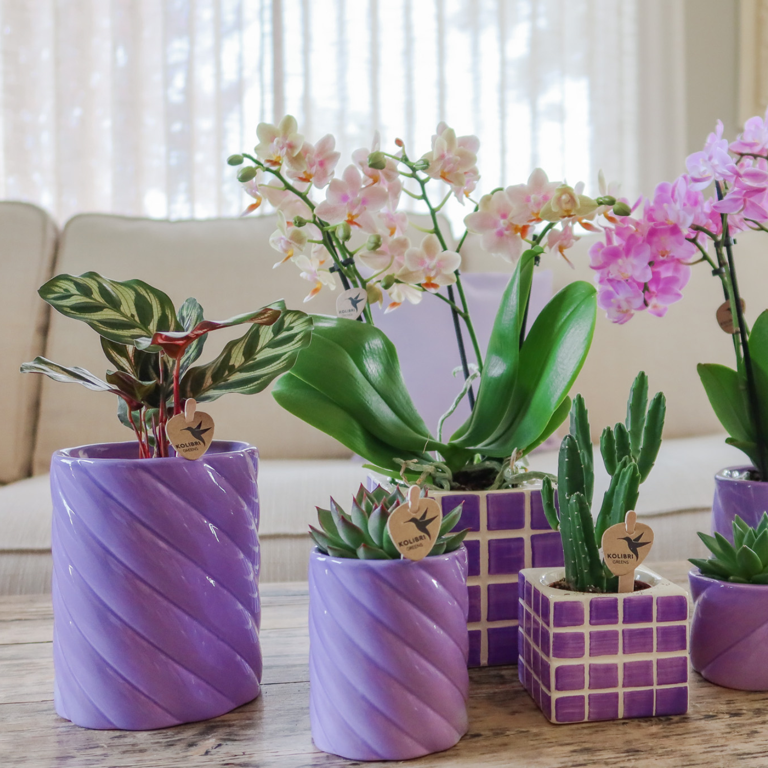 Candy Dekotopf Keramik Lilac