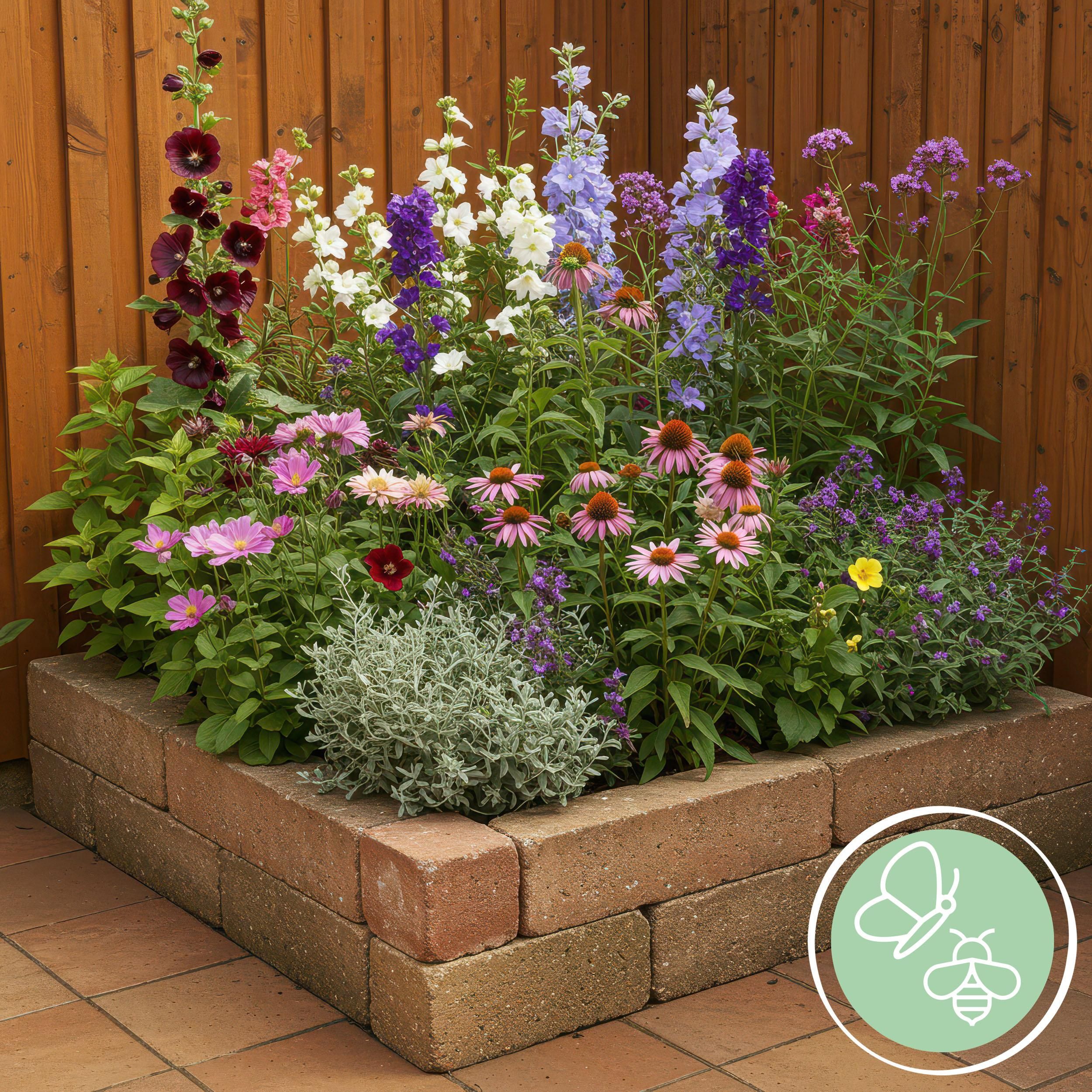 Stauden-Paket für Bienen & Schmetterlinge | 8 Pflanzen für 1m² | Wenig Pflege